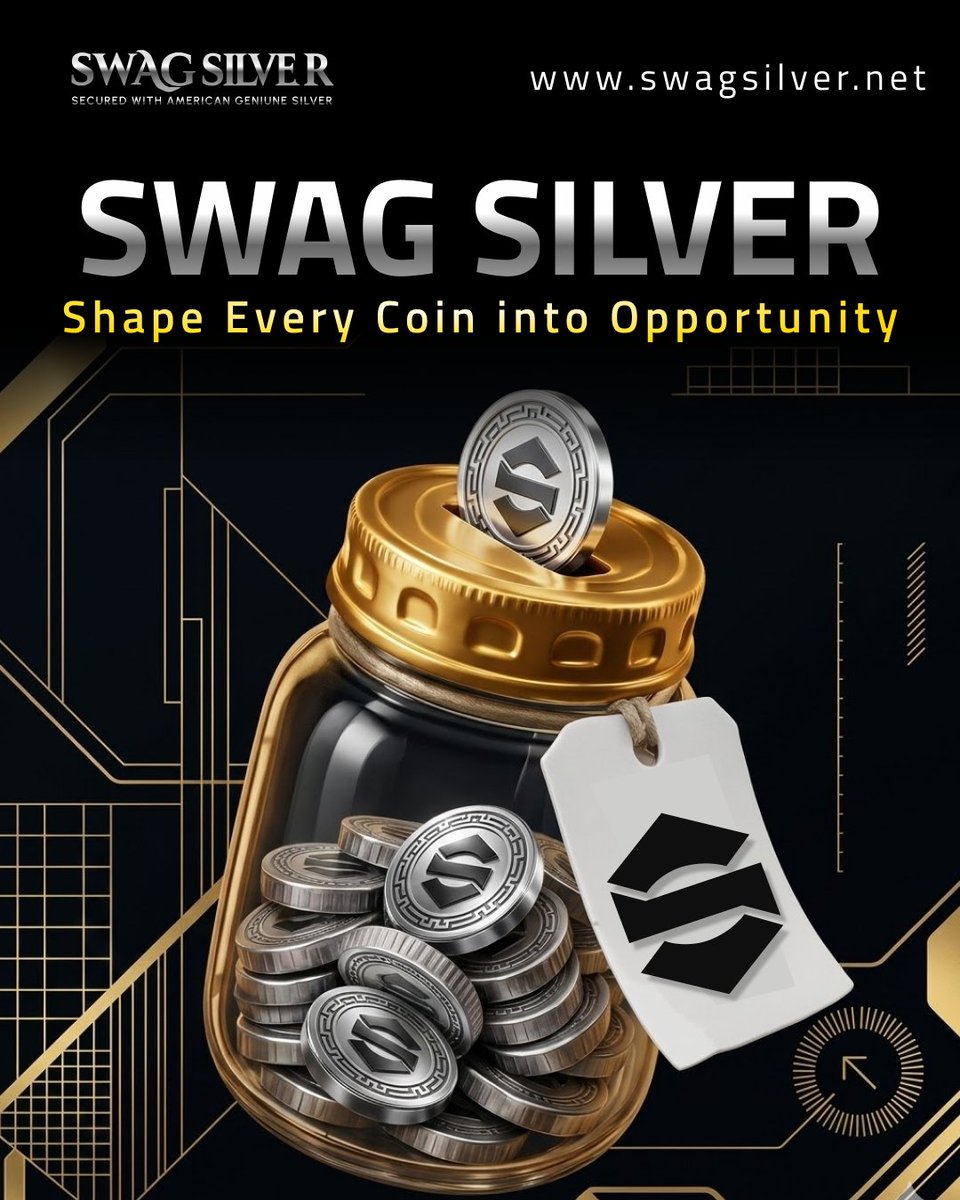 SwagGold25's tweet photo. Don’t just save coins—grow them.
Turn every coin into opportunity with SWAG SILVER.
Start small, think big, and make your money work smarter.
🌐 https://t.co/eLiRvEcS0s
📡 https://t.co/z0wi491Gdc
#SwagSilver #CryptoWealth #SmartMoney
This is not financial advice. https://t.co/rS4uSF1Xtw