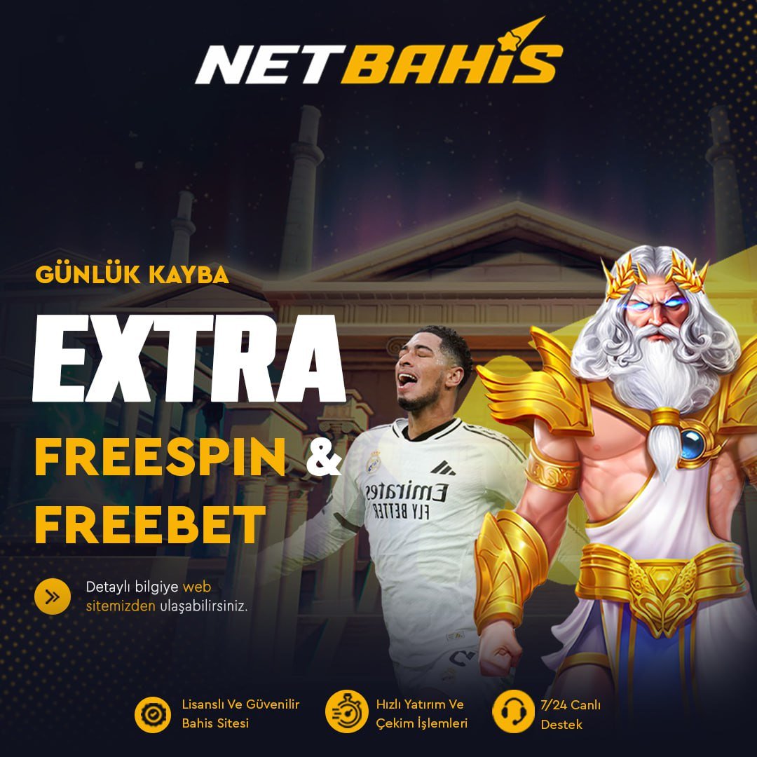 NetbahisResmi's tweet photo. ⭐️ Her kayıpta bir fırsat saklı! ⭐️

🤑Günlük Kayıba Extra Bonus Hesabında🤑

💰Netbahis’te şans hep yanında kaybetsen bile kazanırsın!💰

Güncel giriş adresimiz :  https://t.co/YHZpYgpH1k

#netbahis #netbet #netbahisgiris #netbahisyeni https://t.co/KuHYrd7sYm