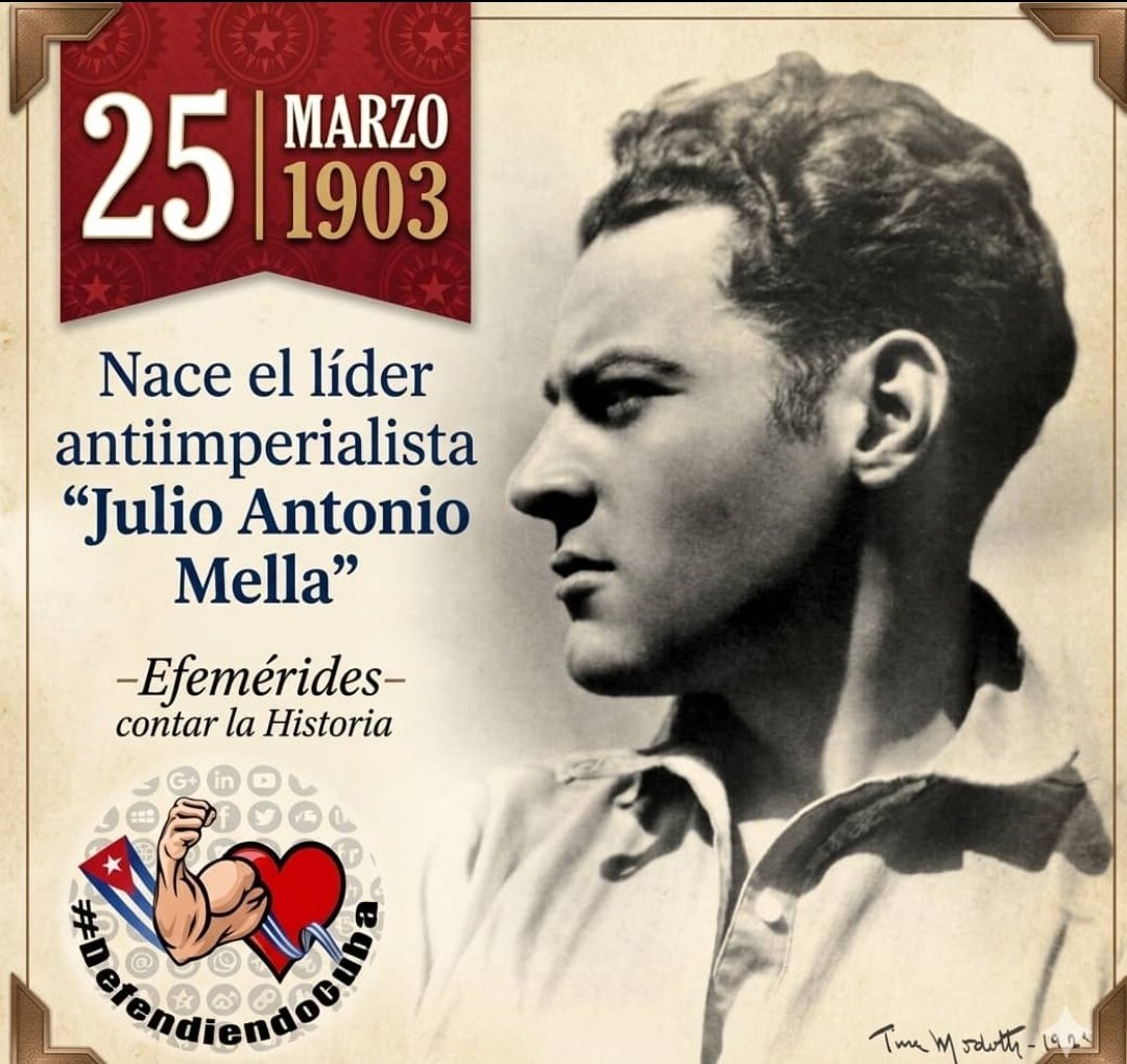 Nuestro Comandante en Jefe, al referirse a Julio Antonio Mella expresó : 👇

 "En #Cuba nadie ha hecho tanto en tan poco tiempo”. 👇

✨#100AñosConFidel ✨
#DefendiendoCuba🇨🇺💪❤️