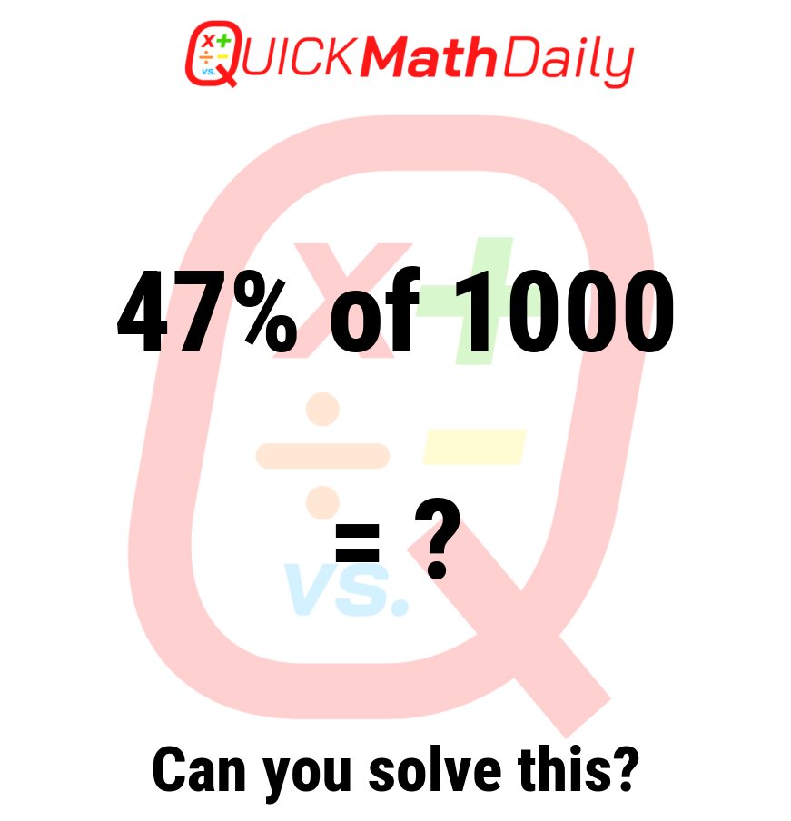 Quick Math Daily Brain Boost 🧠 tweet media