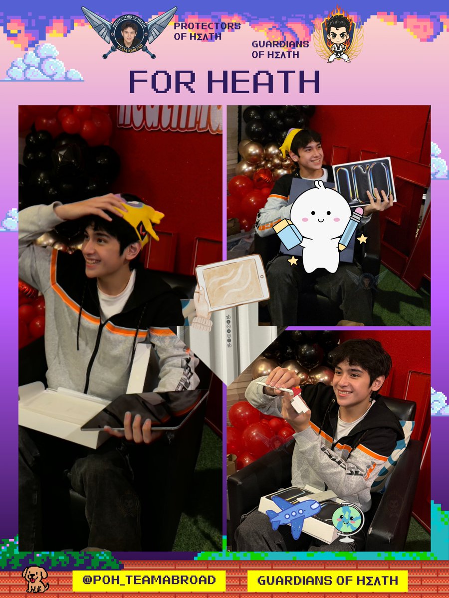 The final graduation gifts from the Guardians &amp; Protectors of Heath - Team Abroad are a tablet and pencil. These have been waiting on the shelf for almost two weeks for the perfect moment. We finally presented them to Heath.

Our goal was to provide a dedicated space for his