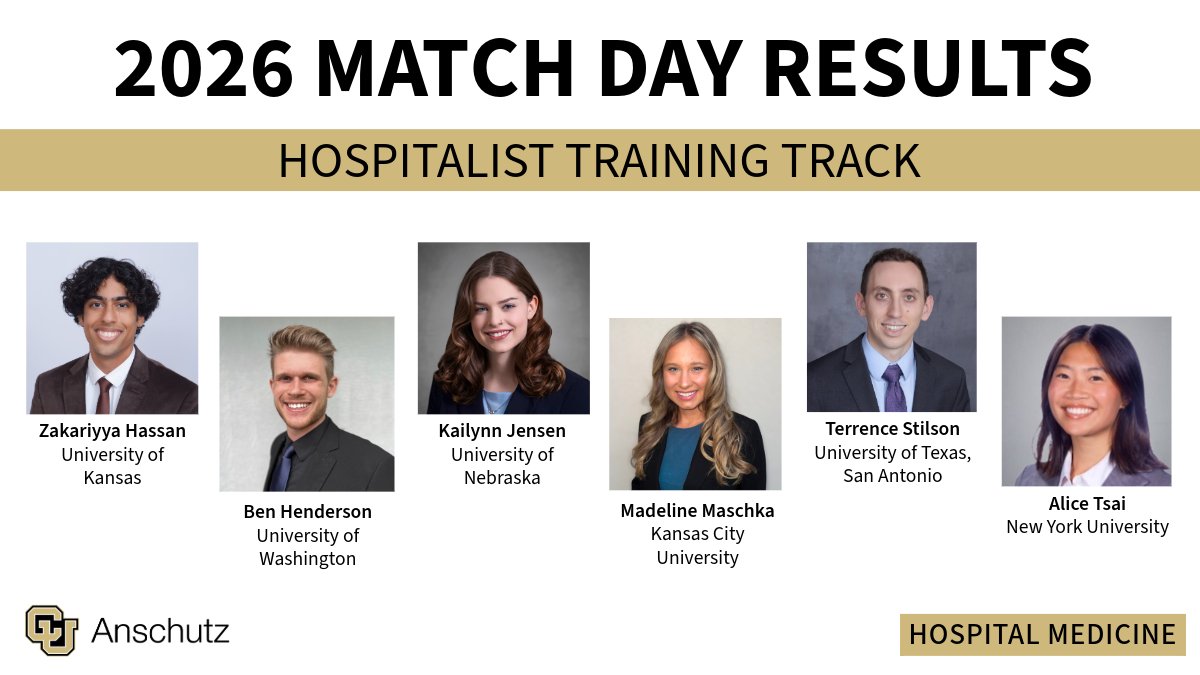 CU Anschutz Hospital Medicine tweet media