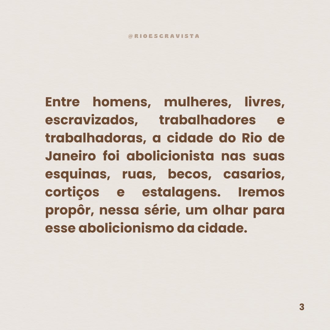 Nova temporada no Rio escravista - O Rio de Janeiro abolicionista.

Na próxima semana iniciaremos uma série de posts que norteiam essa temática. Não deixe de nos seguir para acompanhar!

Pesquisa e texto: Renata Moraes
Arte: Victória Diório (bolsista de extensão)

#rioescravista