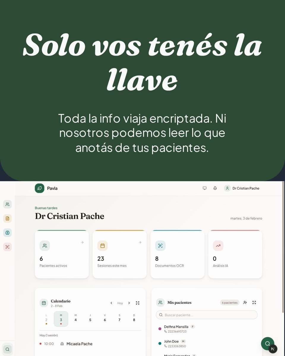pavla_app's tweet image. Protege tus datos con la mejor criptografía y seguridad en pavla.com.ar. #SeguridadDigital #Criptografía #Protección #Ciberseguridad #Tecnología #Innovación #Privacidad #Pavla #SeguridadOnline #Argentina