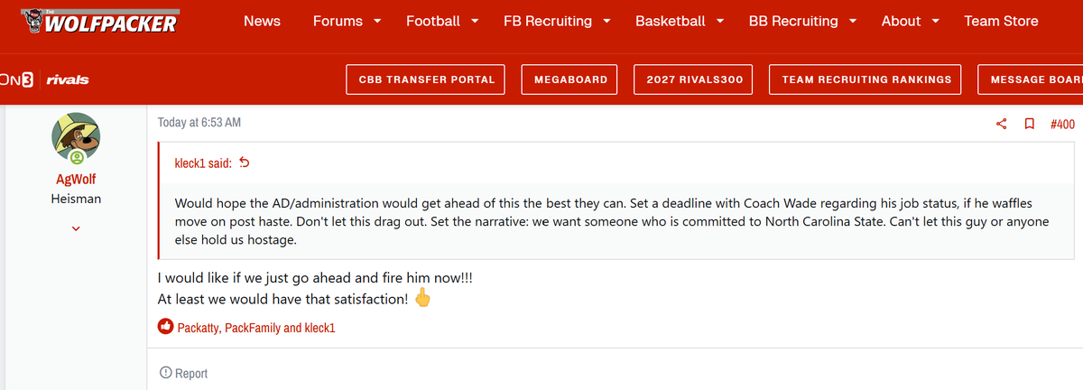 BoardGeniuses's tweet image. #NCState should hurry and fire Will Wade before he can leave.