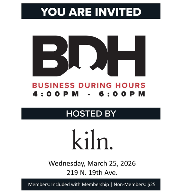 Join us today at 4pm for Business During Hours hosted by Kiln. We hope to see you there!