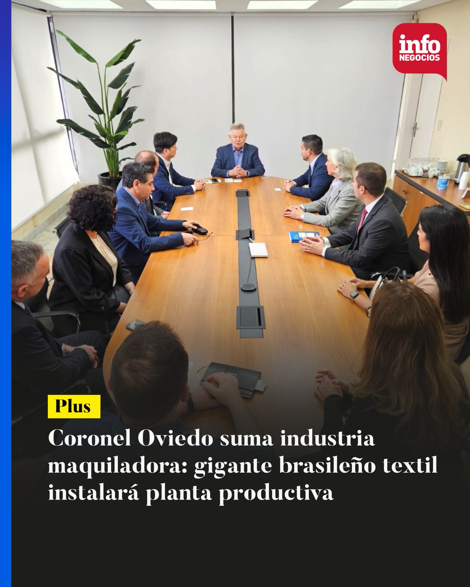 InfoNegocios_PY's tweet image. 🔴 #Plus |

Coronel Oviedo suma industria maquiladora 🏭 con gigante textil brasileño 🇧🇷 que impulsa empleo y exportación 📈🧵

infonegocios.com.py/plus/coronel-o…
