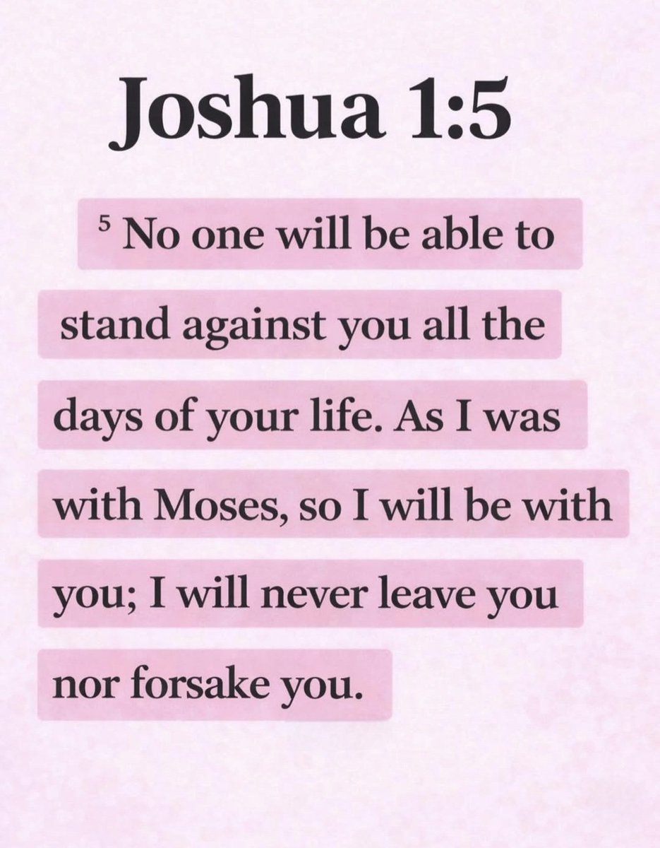 Joshua 1:5