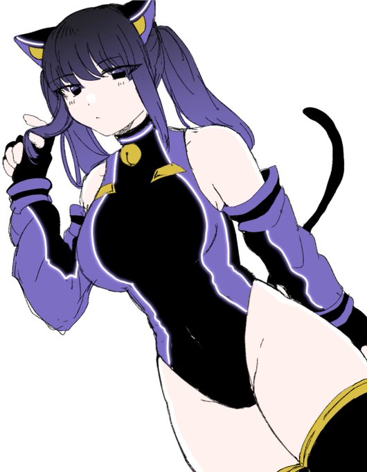 (比較的初期の)マオくん🐈‍⬛💜 