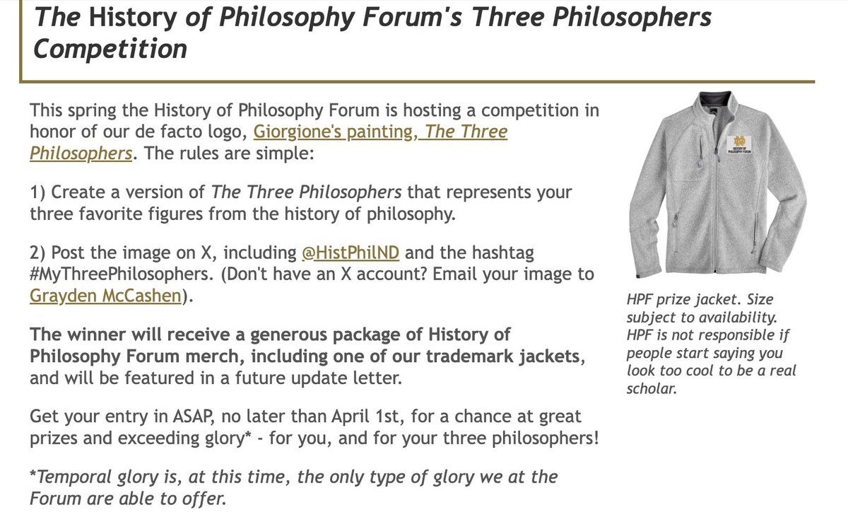 History of Philosophy Forum at Notre Dame tweet media