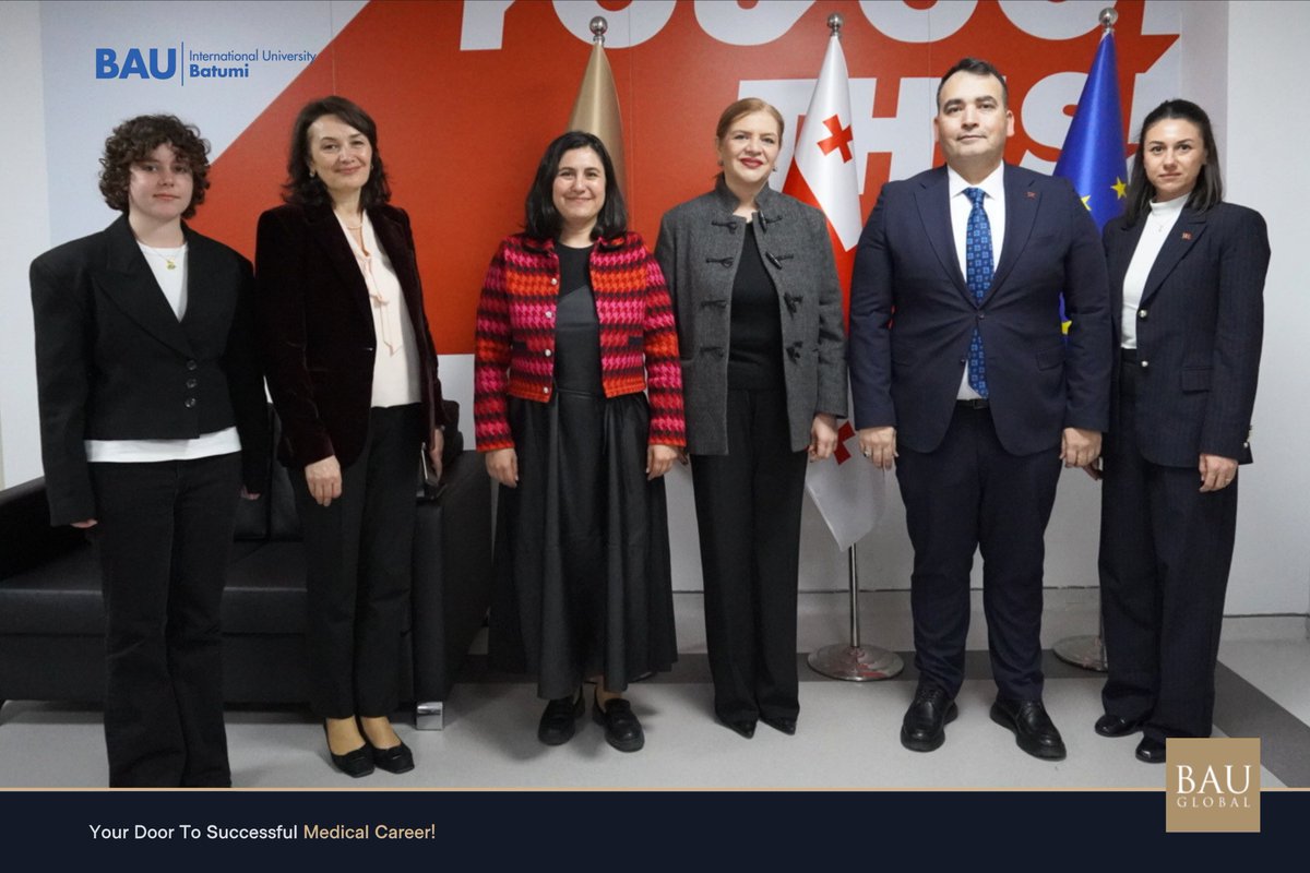 🔵 Representatives of USHAŞ - the International Health Services Agency operating under the Ministry of Health of Turkey - visited BAU Batumi.