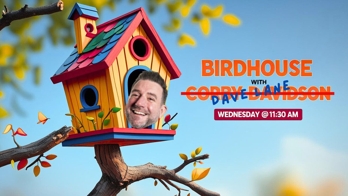 Invasion9til1's tweet photo. Don’t forget to send your questions to @oldwaver
for Birdhouse Day!
📼 Wednesdays @ 11:30 a.m.
📷 96.7 FM/1310 AM on @dfwticket
#Birdhouse #TheTicket #TheInvasion #DFWRadio https://t.co/SAhpGu4kx2