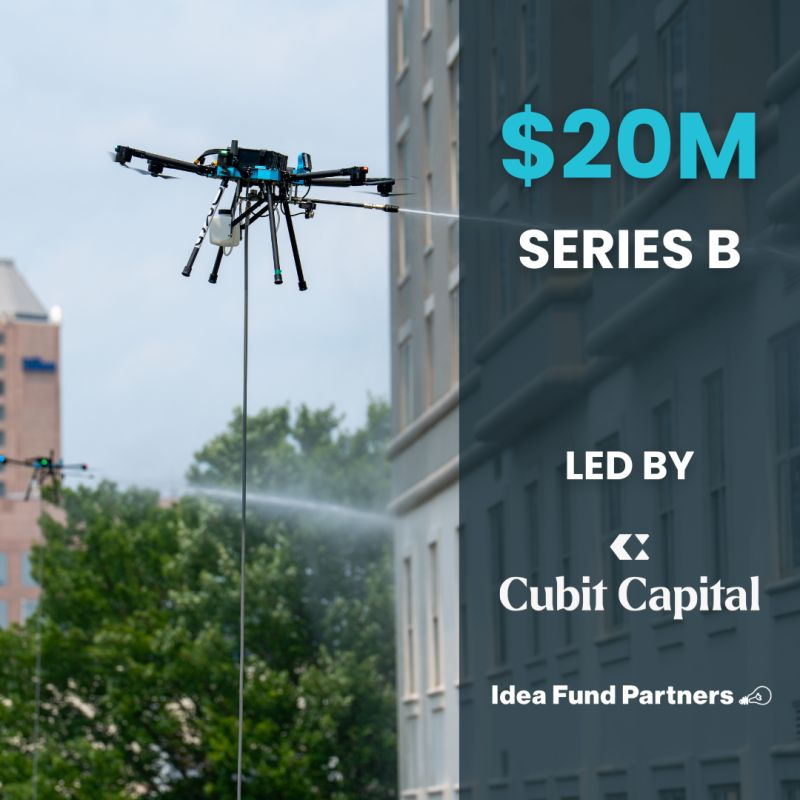 Andrew__Ashur's tweet photo. We just raised $20M.

The helping hands in the trades are disappearing. But the buildings aren't.

That's why @LucidBots exists.

Modular drones and robots. Built in America. Working on job sites everyday to take better care of our built infrastructure.

Onward and upward 🚀 https://t.co/bv6TMMB4NJ