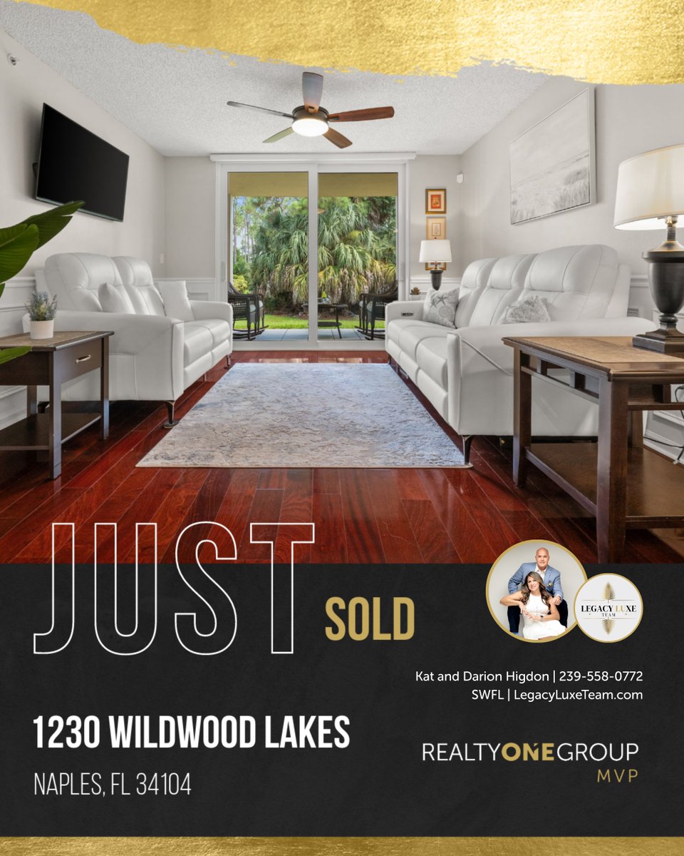 RealtorDarion's tweet photo. 🏡 ✨ 𝐉𝐔𝐒𝐓 𝐂𝐋𝐎𝐒𝐄𝐃 ✨ 🏡

Closed in The Enclave at Naples.

With the right pricing strategy, local market insight, and steady communication, we were able to move this one from listing to closing smoothly.

Grateful for the opportunity to represent our sellers and see this through to a successful outcome.

Thinking about selling or buying in Southwest Florida?
Call, text, or visit our website to get started.

𝐊𝐚𝐭 𝐚𝐧𝐝 𝐃𝐚𝐫𝐢𝐨𝐧 𝐇𝐢𝐠𝐝𝐨𝐧
𝐋𝐞𝐠𝐚𝐜𝐲 𝐋𝐮𝐱𝐞 𝐓𝐞𝐚𝐦 | 𝐑𝐞𝐚𝐥𝐭𝐲 𝐎𝐍𝐄 𝐆𝐫𝐨𝐮𝐩 𝐌𝐕𝐏
𝟐𝟑𝟗-𝟓𝟓𝟖-𝟎𝟕𝟕𝟐 | https://t.co/w1NGxFs5KS

#JustClosed #SWFLRealEstate #TheEnclaveAtNaples #LegacyLuxeTeam #NaplesFL #FloridaRealEstate #ListingAgent