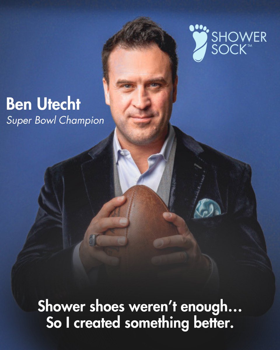 theshowersock's tweet photo. Not all products are created in a boardroom.
Ours started in a locker room. 🏈

After dealing with repeated foot issues—even while wearing slides—a Super Bowl champion knew something wasn’t adding up.

So he created a better solution.

Order now at https://t.co/6HqCz7rYjA 👇
#nfl https://t.co/xfbem7MMn8