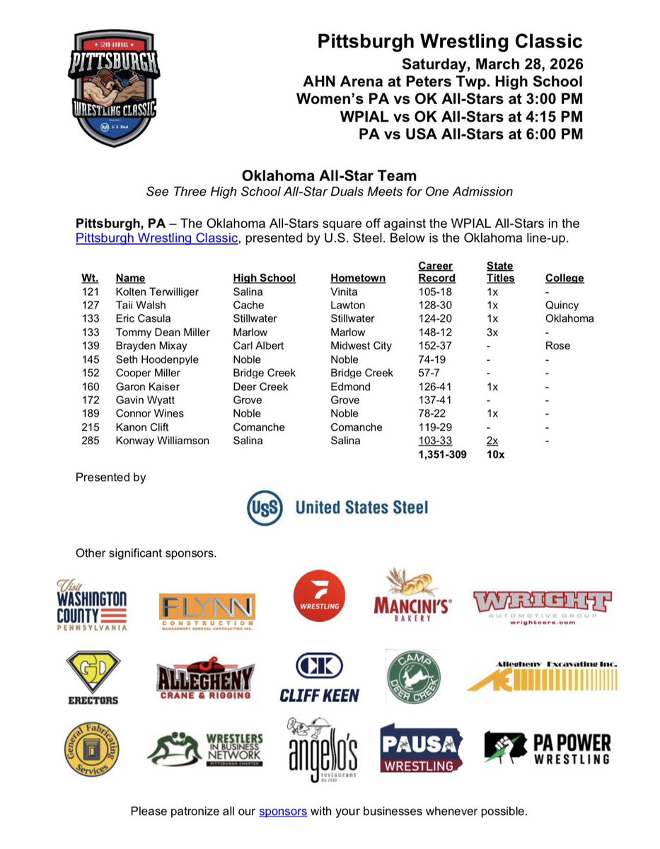 Pittsburgh Wrestling Classic tweet media