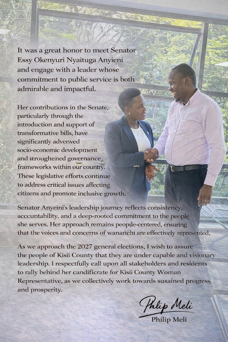 Kiptoo Meli tweet media