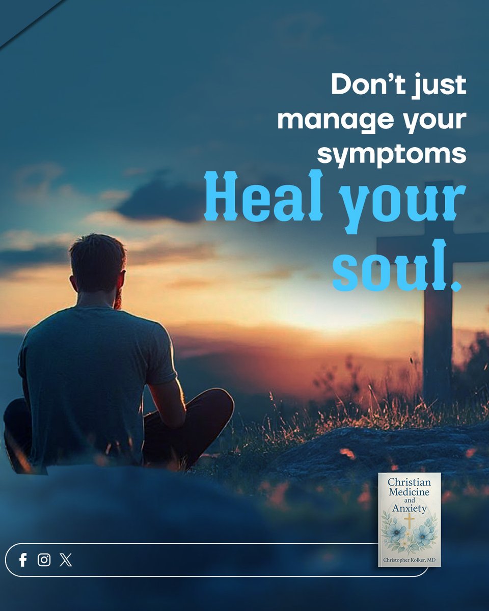 kolkertheauthor's tweet image. From a practicing physician and medical professor: There is a deeper answer to your anxiety.

Let’s walk this journey together.
a.co/d/7XoCzxM

#anxietyrecovery #TransformAnxiety #faithoverfear #GodsPeace #PowerOfPrayerIsReal #PeaceThroughPrayer #anxietycure