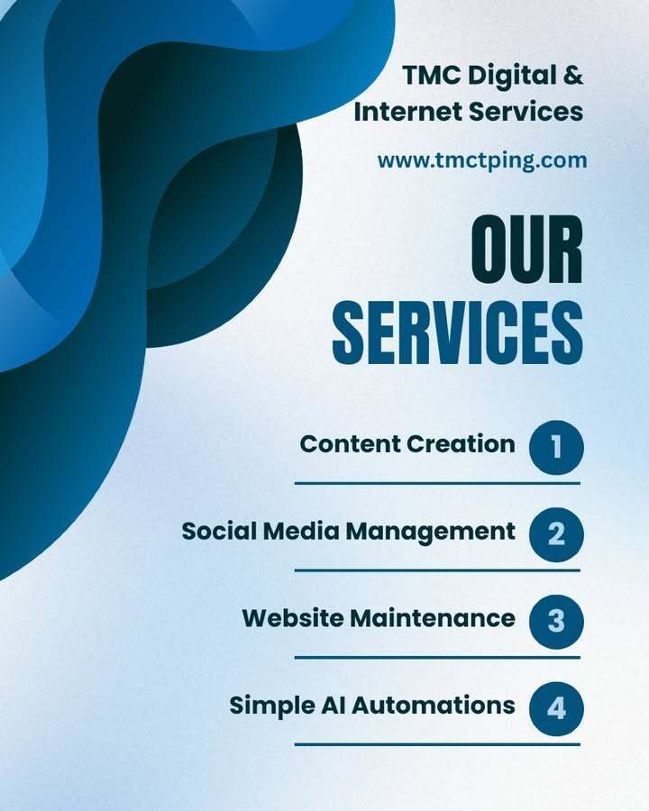 tmctyping's tweet image. Support is unique to every business. We can help with:

📌 Blog writing
📌 Simple AI integration
📌 Social media
📌 WordPress maintenance

#BusinessSupport #tmcdigitalservices #socialmediamanagement #smallbusiness #websitemanagement