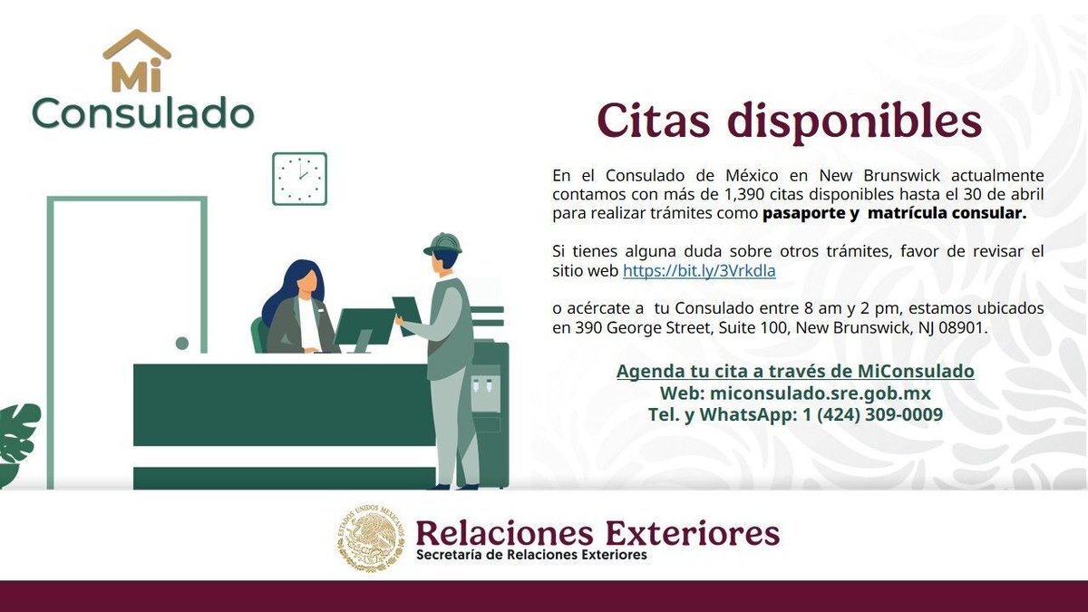 Consulado de México en New Brunswick tweet media