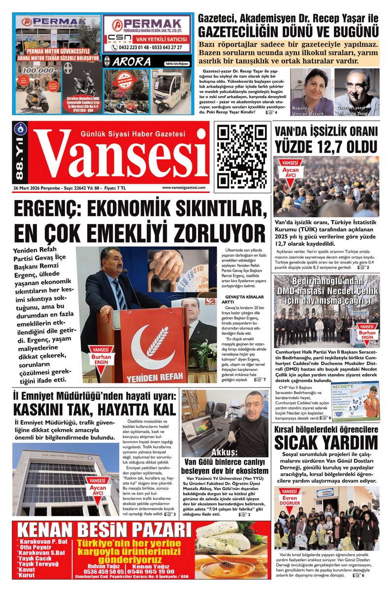 VANSESİ GAZETESİ tweet media