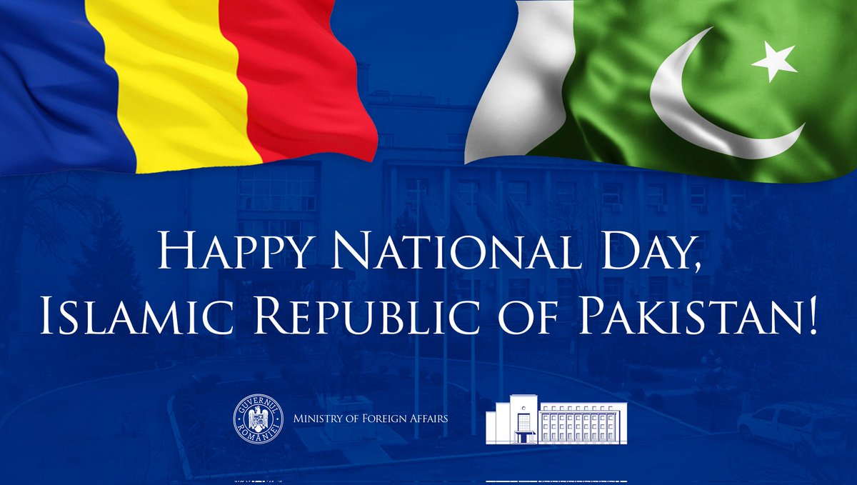 HaroonJavaid's tweet photo. Excellency, thank you for your kind message, which reflects the existing cordiality and friendship between Pakistan and Romania. https://t.co/5xGzHkTm79