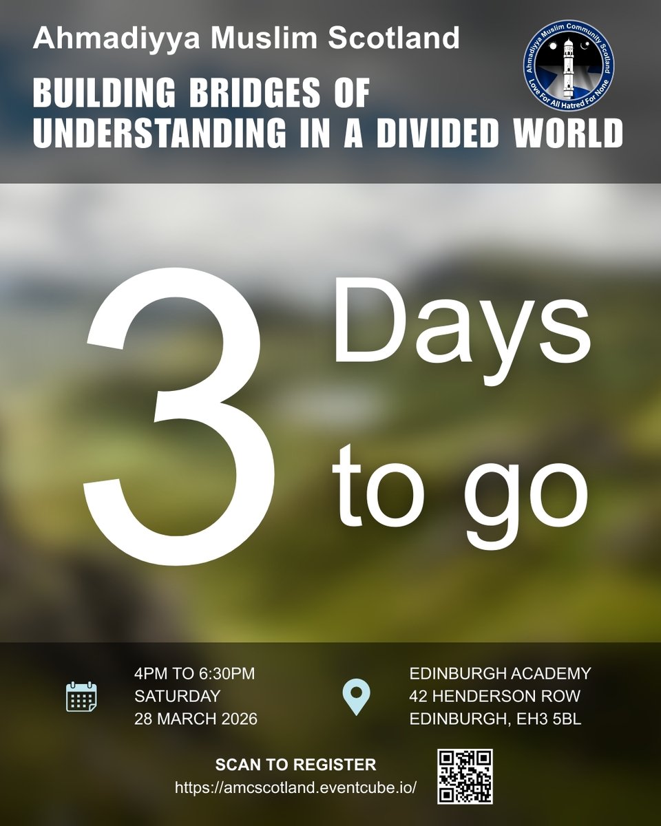 Ahmadiyya Scotland tweet media