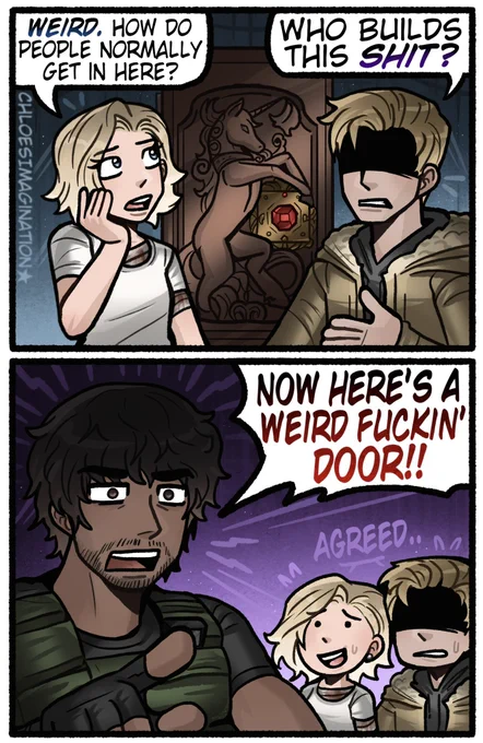 The three normal people in the Resident evil series,, 