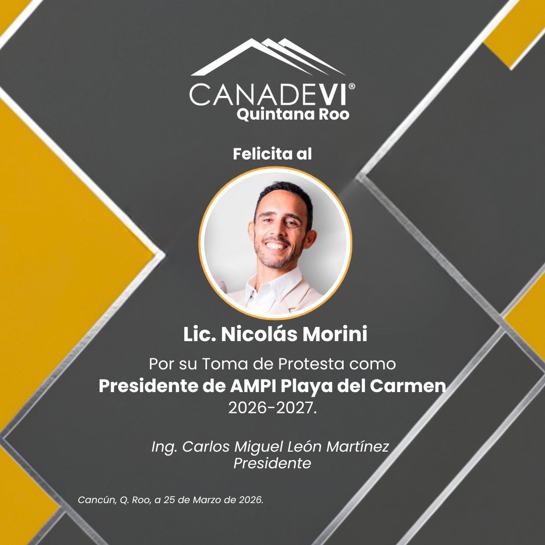 CANADEVI Quintana Roo Oficial tweet media