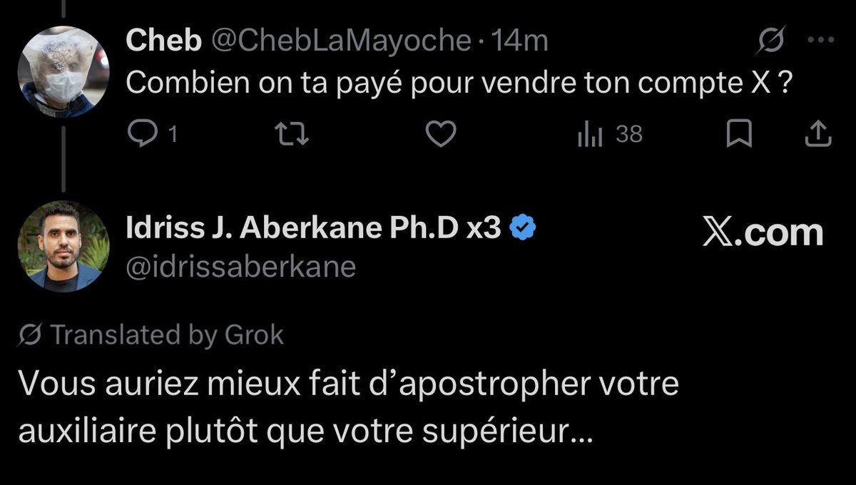 Idriss J. Aberkane Ph.D x3 tweet media