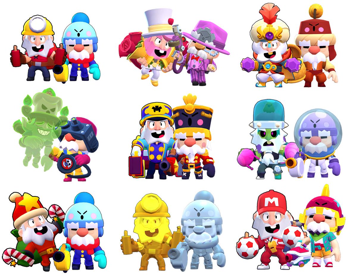 VbHoshi's tweet image. Matching #Dynamike x #Gale skins ( imo ) 🧨❄️#DynaGale #BrawlStars