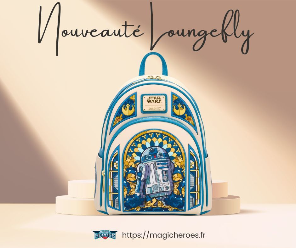 🤍💙 R2-D2 – Stained Glass – Sac à dos Star Wars ✨
Un sac artistique et lumineux inspiré du célèbre droïde 🤖

💝 3x Klarna • 💳 4x PayPal
🚀 Livraison rapide • 🎁 MR offert dès 60 €
🔗 magicHeroes.fr

#StarWars #R2D2 #MagicHeroes #GeekStyle