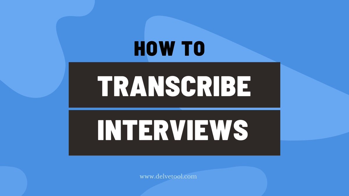 Delve - Tips for Qualitative Analysis tweet media