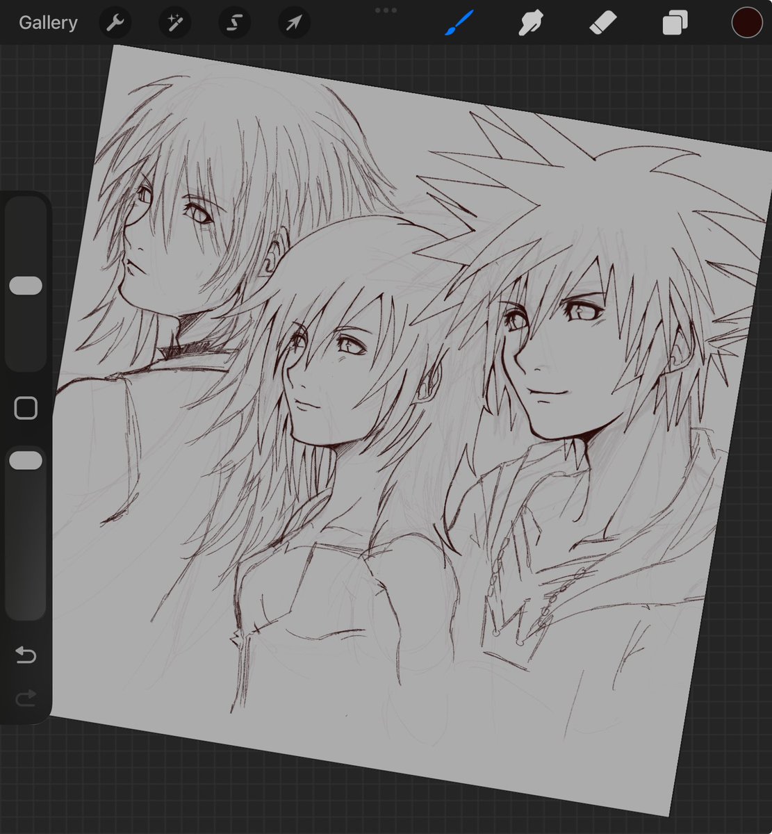 alxuffaschs's tweet photo. #kingdomhearts #destinytrio sketch https://t.co/5z96gSJbT6