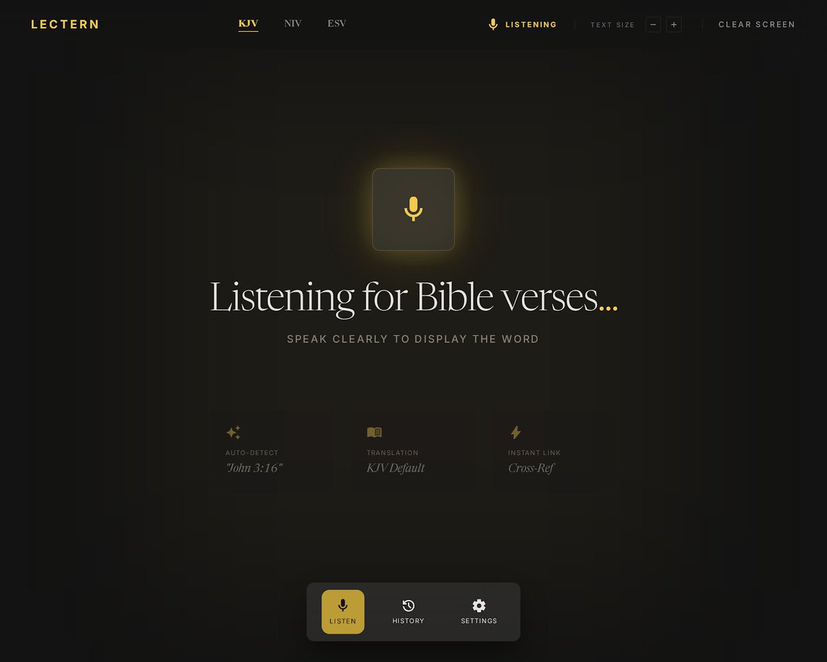 ifeloveth1's tweet image. I was bored, so I remembered how technical team was struggling with Projecting bible verse during church service on Sunday, So I designed this. Maybe I will end up developing it.

View and give your feedback. Case Study Loading.

lnkd.in/dqcPiZyi

#uxui #churchtools