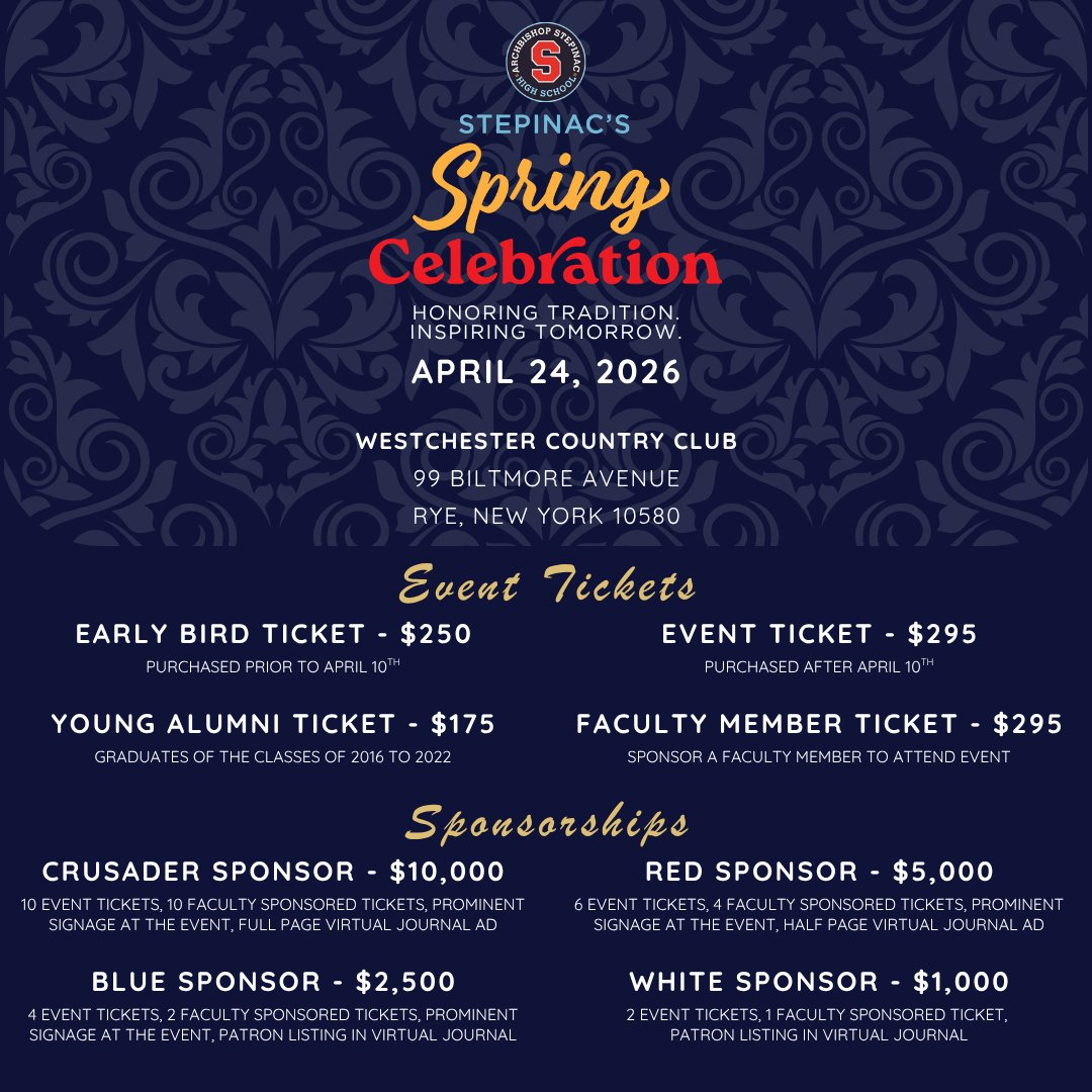 Archbishop Stepinac High School tweet media