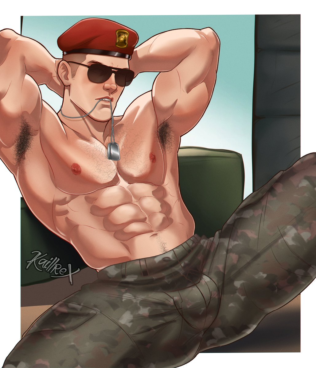 KaillreX's tweet photo. We're out of Ammo, I think its time to load...

#Fallout #NSFW #Bara #CraigBoone #army https://t.co/twIdOkHyYR