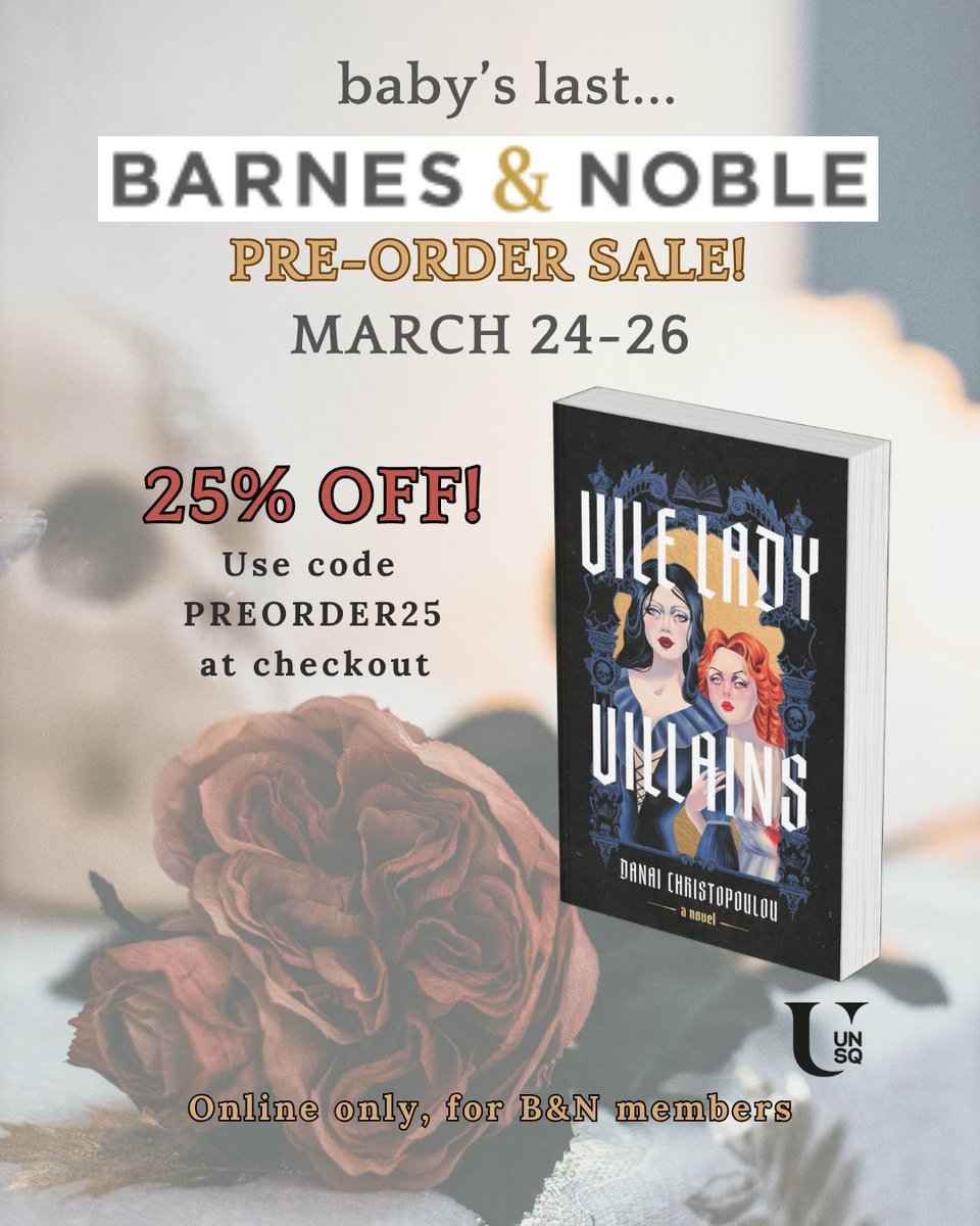 Danai Christopoulou | Pre-order VILE LADY VILLAINS tweet media