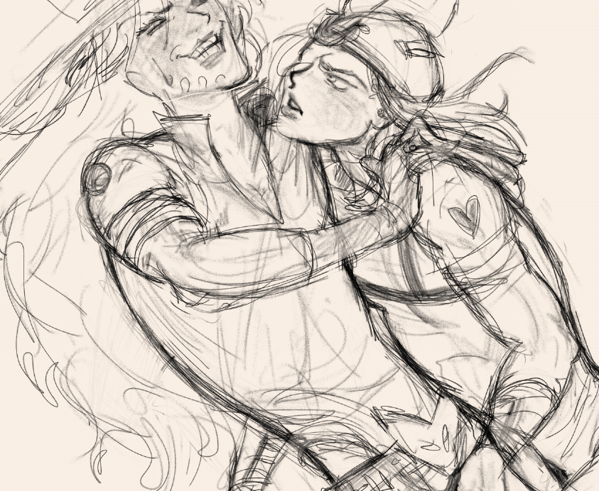 im in a freaking timeloop with this one I've been drawing and redrawing for over a year now LMAOOO no but i'll finalise it soon so i can be done with it omg