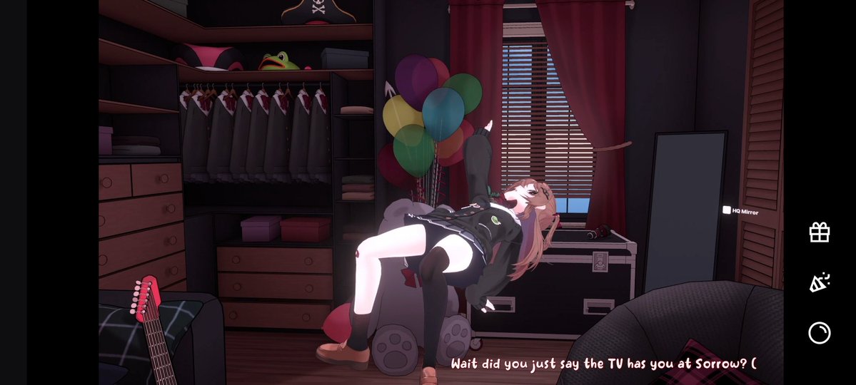 Not even five minutes in and she's already learned flight 🤣