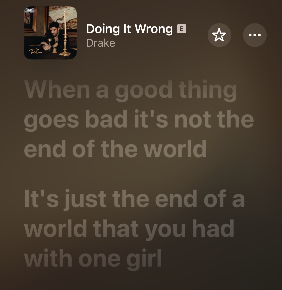 elburnaa's tweet image. #DoingitWrong #Drake #TakeCare