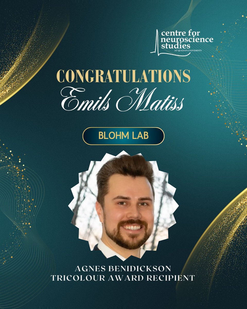 QueensU_CNS's tweet photo. Congratulations to Emils Matiss on receiving the Agnes Benidickson Tricolour Award—one of Queen’s highest honours, recognizing outstanding leadership, service, and impact. https://t.co/Zp9XM1gnE1 https://t.co/3LnZFwsBeN