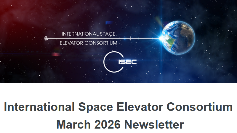 ISECdotORG's tweet photo. Our March 2026 newsletter has ... 
- Leadership Notes 
- Academic Challenge Winners 
- Internship Announcement 
- 2026 Conference Registration 
- Space Elevator Design Verification
- Tether Materials News

... and much more !

https://t.co/3NouDJeQx5 https://t.co/wBTB3RKfNA