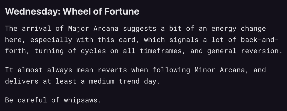 TarotTrader's tweet photo. Great day for tarot and the stock market. https://t.co/usSFmLoBb7