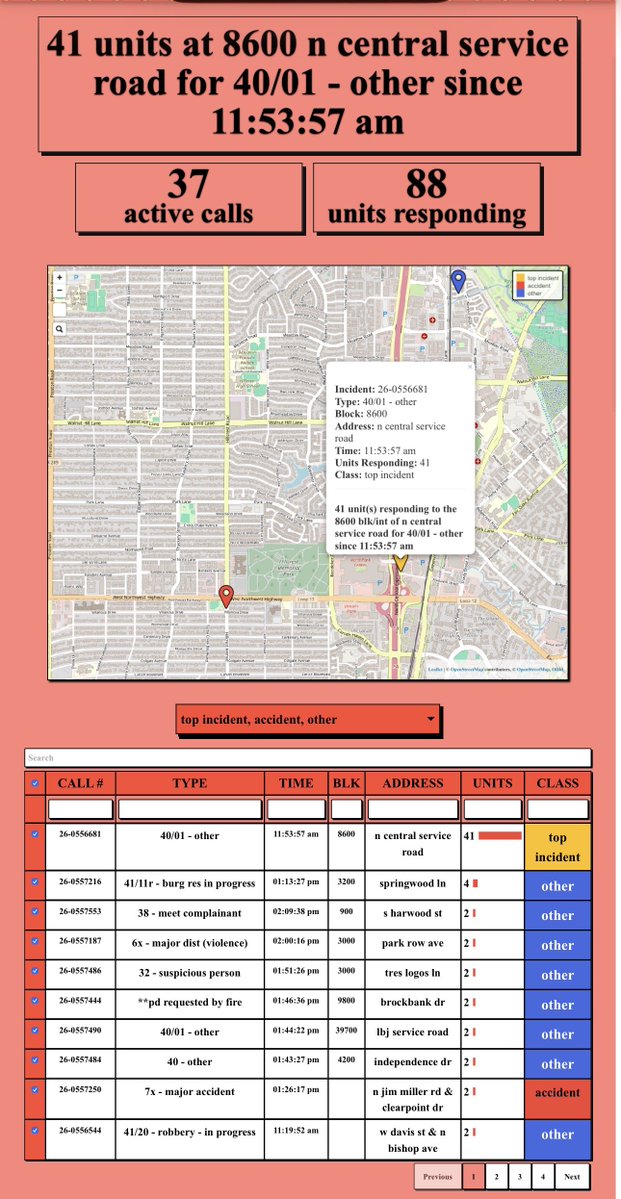 Dallas Real-Time Crime tweet media