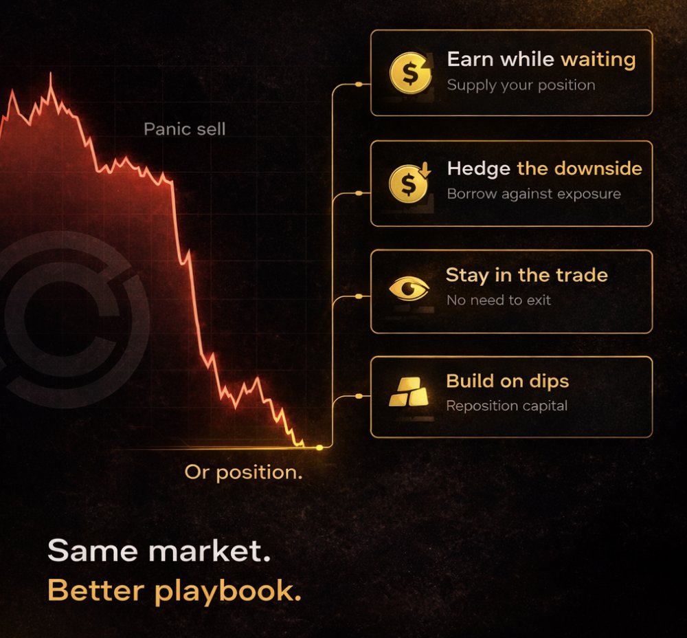 $CRCL down bad this week. If your only move is “buy or sell”… you’re playing a 2-button game.✴️

On Sixpence sixpence.xyz/borrow
→ Supply Onchain Stocks and earn while price dips
→ Borrow to hedge downside
→ Stay exposed without panic selling
→ Use volatility to build