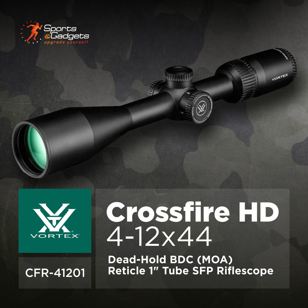 SportsandGadget's tweet image. #Vortex #Crossfire HD 4-12x44 (CFR-41201)🔭

HD Optical System, Dead-Hold BDC reticle, fully multicoated lenses, and rugged field-ready build.
Official US dealer in Canton, MA. Free Shipping or Fast 2 Day Shipping.

sports-and-gadgets.com/products/vorte…

#VortexOptics #Scope #Sports &amp;amp; #Gadgets