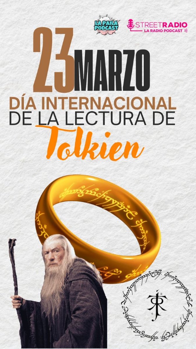 LAPAILApodcast's tweet image. Para los seguidores de este gran escritor y de sus increíbles historias... #TolkienDay