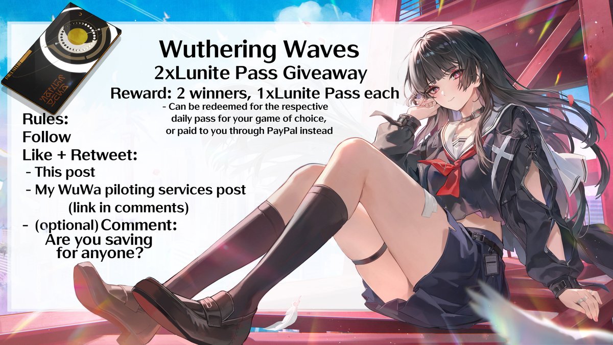 🍉 | Haru | 18+ | WuWa Pilot | Giveaway | 🍉 tweet media