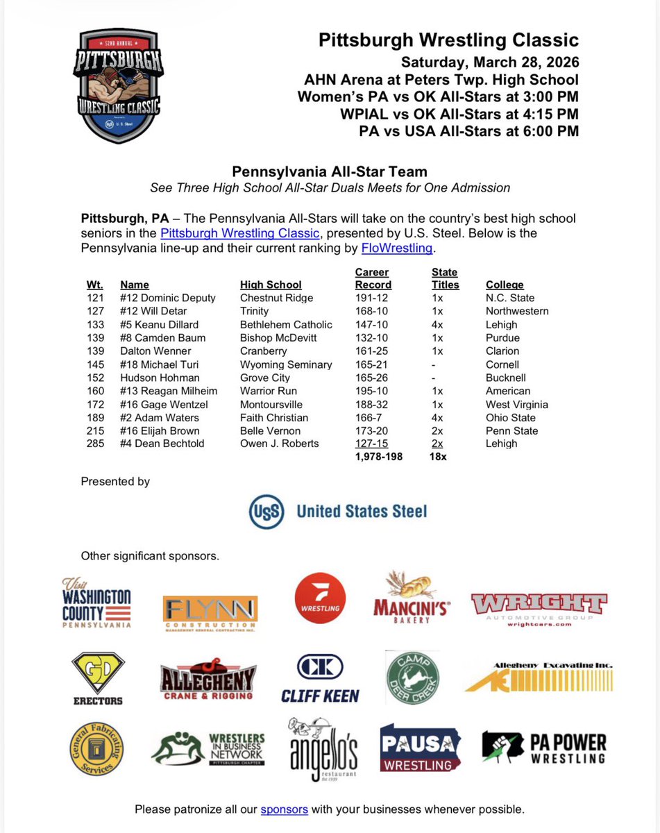 Pittsburgh Wrestling Classic tweet media